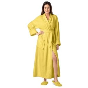 Brooklinen Womens Yellow Super-Plush Robe Size XS/S Turkish Cotton